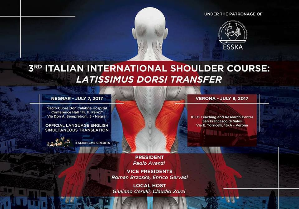 Επίσκεψη & Ομιλία στο 3ο Italian Ιnternational Shoulder Course