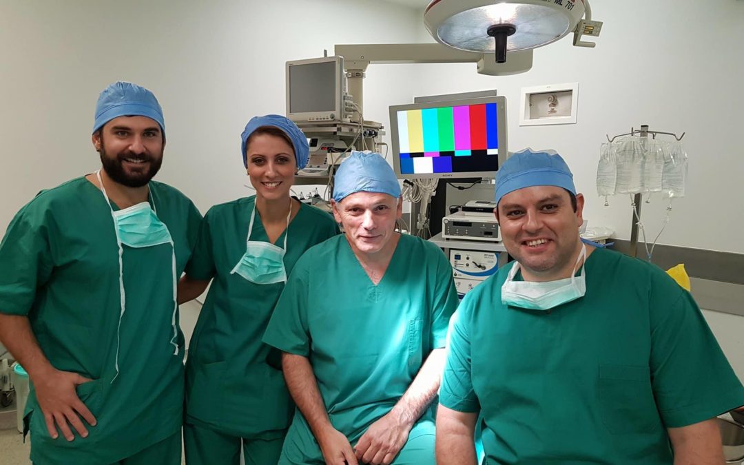 Εγκαινιάζοντας το 1ο Σεμινάριο Χειρουργικής Άνω Άκρου στη Θεσσαλονίκη