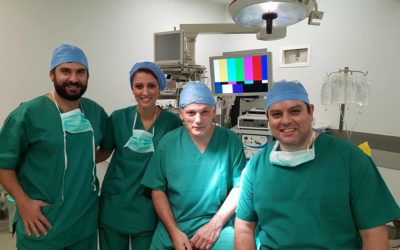 Εγκαινιάζοντας το 1ο Σεμινάριο Χειρουργικής Άνω Άκρου στη Θεσσαλονίκη